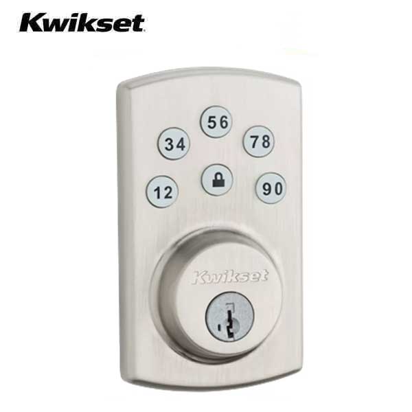 Kwikset - Powerbolt2 Electronic Deadbolt with Balboa Lever - US15 - Satin Nickel - UHS Hardware