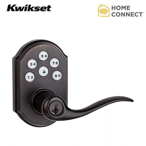 Kwikset - SmartCode 912TNL -  Electronic Lever Set  - Z-Wave Technology - 11P - Venetian Bronze - SmartCode Technology