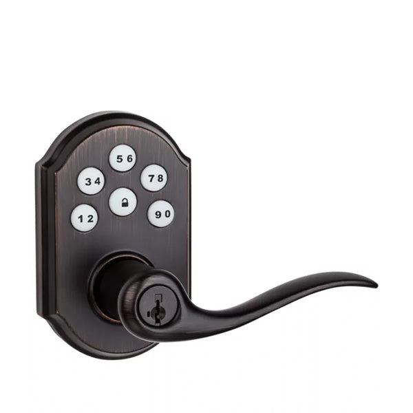 Kwikset - SmartCode 912TNL -  Electronic Lever Set  - Z-Wave Technology - 11P - Venetian Bronze - SmartCode Technology
