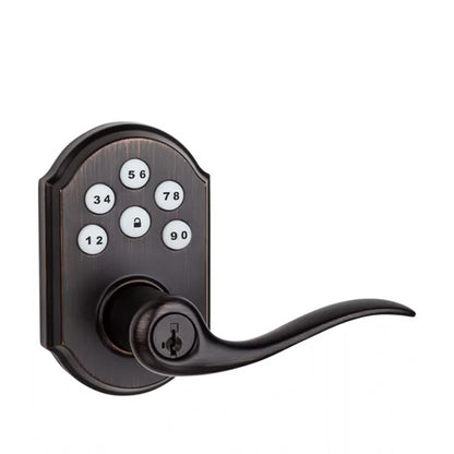 Kwikset - SmartCode 912TNL -  Electronic Lever Set  - Z-Wave Technology - 11P - Venetian Bronze - SmartCode Technology