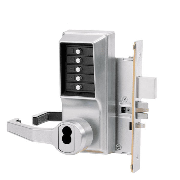 8148 Simplex - LR8148 - Mechanical Pushbutton Mortise Lever Set with ...