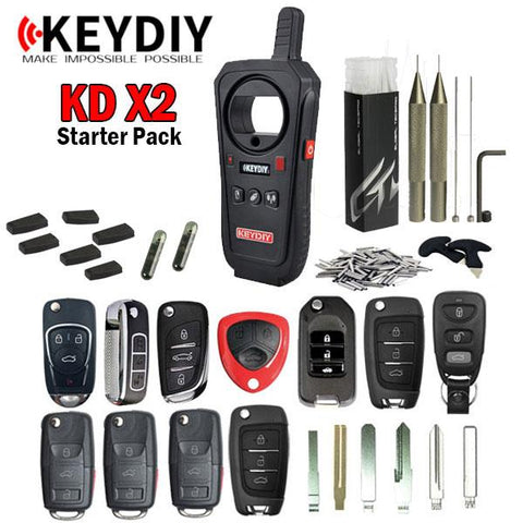 KEYDIY KD-X2 KD X2 Remote Maker / Cloning Tool – Starter Pack Bundle - UHS Hardware