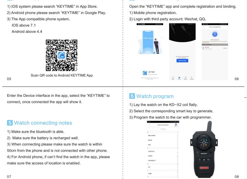 KEYDIY - KeyTime - LED Universal Smart Watch Remote - Waterproof -  Replace Your Car Remote - UHS Hardware