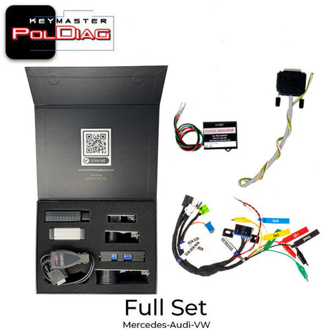 Keymaster Poldiag - Mercedes Benz / Audi/ VW Programmer - Full Complete Set - UHS Hardware