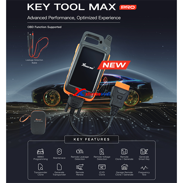 VVDI Key Tool MAX Pro - Built-in OBD and CANFD Modules (PREORDER) - UHS Hardware