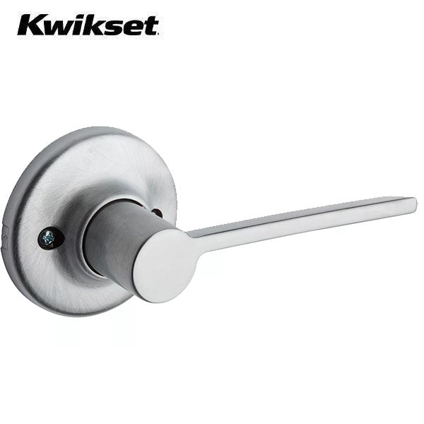 Kwikset - 488LRL- Ladera Lever - Round Rose - Half Dummy - 26D - Satin Chrome - RH - Grade 2 - UHS Hardware