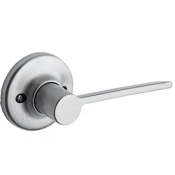 Kwikset - 488LRL- Ladera Lever - Round Rose - Half Dummy - 26D - Satin Chrome - RH - Grade 2 - UHS Hardware