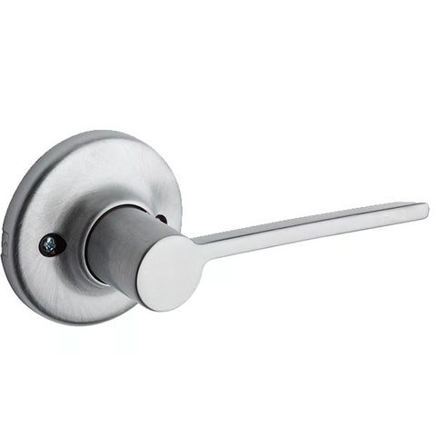 Kwikset - 488LRL- Ladera Lever - Round Rose - Half Dummy - 26D - Satin Chrome - RH - Grade 2 - UHS Hardware