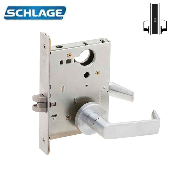 Schlage - L9010 - L Series - Mortise Lock with Latchbolt - Passage - Grade 1 - UHS Hardware