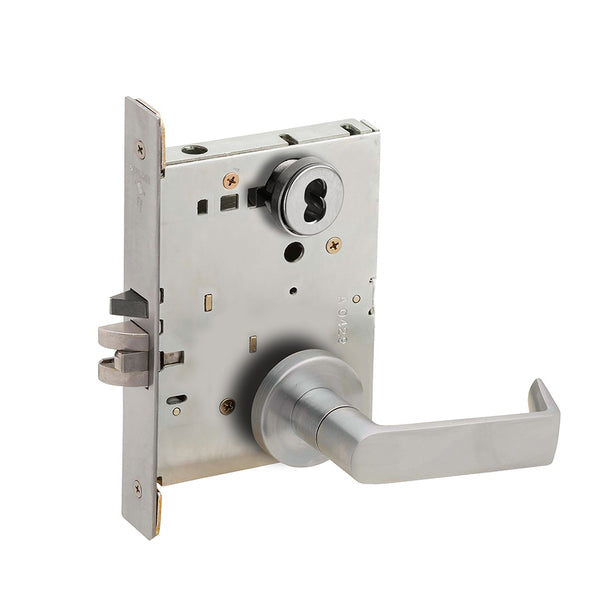 Schlage - L9026J - Exit Lock w/ Cylinder - Mortise Lock with Latchbolt - Less FSIC - Grade 1 - UHS Hardware