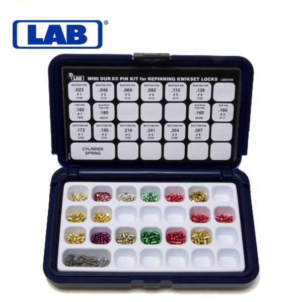 LAB - LMDKWK - Mini DUR-X - Kwikset - Rekeying Kit - UHS Hardware