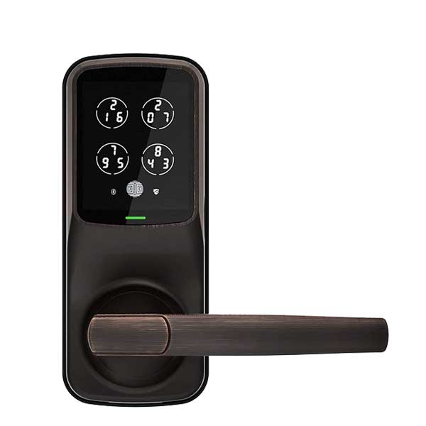 Lockly - PGD628VB - Secure Biometric Electronic Lever Set Latch - Bluetooth - Venetian Bronze - UHS Hardware