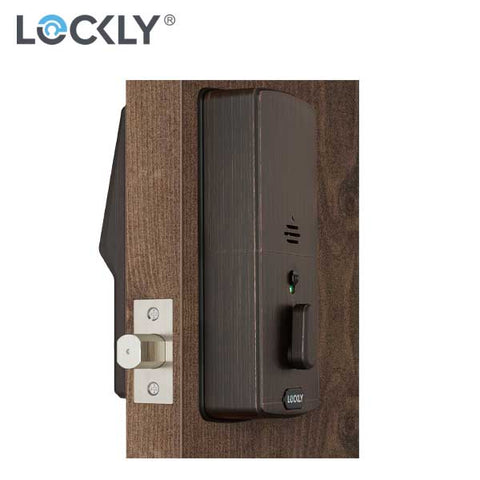 Lockly - PGD728FVB - Secure PLUS Biometric Electronic Deadbolt - Fingerprint Reader - Bluetooth - Venetian Bronze - UHS Hardware