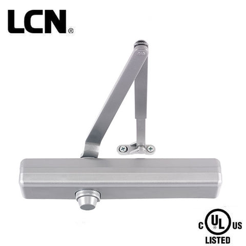 LCN - 1461 - Hydraulic Door Closer - PA Bracket/Hinge/Top Jamb - Adjustable Size 1-5 - Plastic Cover - Aluminum - Grade 1