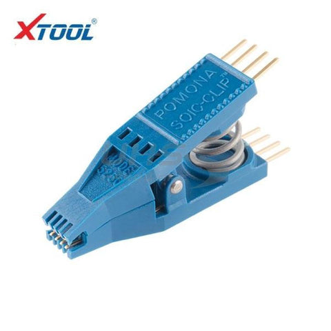 SOIC8 Small Test Clip for Reflashing (Blue) (XTOOL) - UHS Hardware