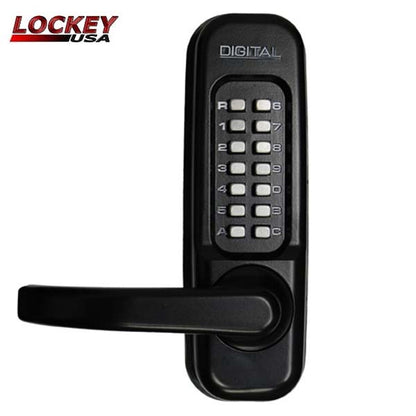 Lockey -115P - Mechanical Keypad Keyless Heavy Duty Panic Trim Lever - Passage - UHS Hardware