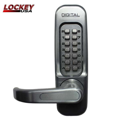 Lockey -115P - Mechanical Keypad Keyless Heavy Duty Panic Trim Lever - Passage - UHS Hardware