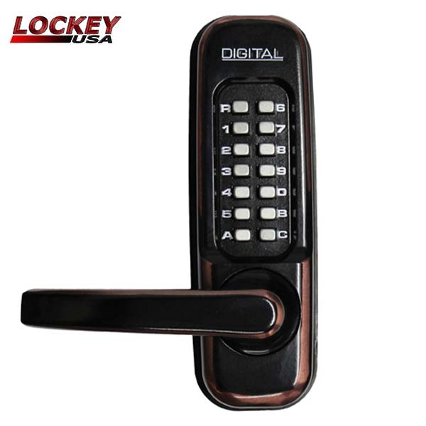 Lockey -115P - Mechanical Keypad Keyless Heavy Duty Panic Trim Lever - Passage - UHS Hardware