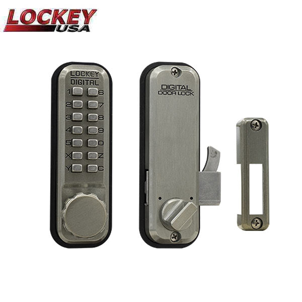 Lockkey Lockey - 2500 - Mechanical Keypad - Keyless Hook Bolt Lock - Knob - for ...