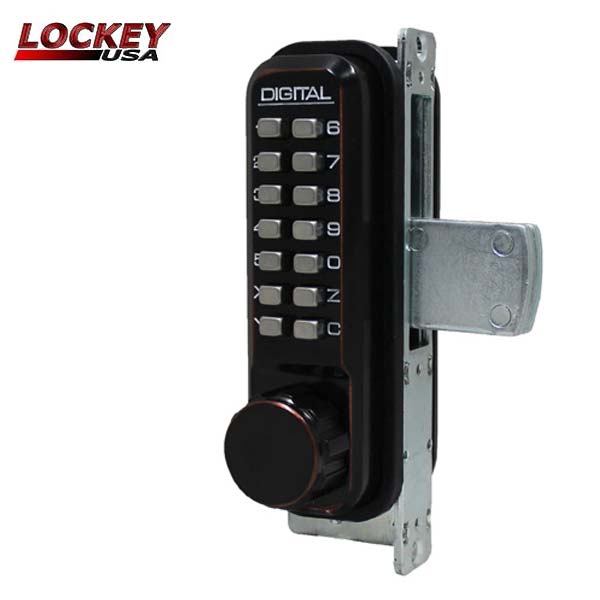 Lockey - 2900 - Narrow-Stile Mechanical Keypad Keyless Bolt - Double Combination - UHS Hardware
