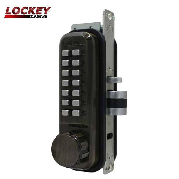 Lockey - 2930 - Narrow-Stile Mechanical Keypad Keyless Knob - Passage - Single Combination - UHS Hardware