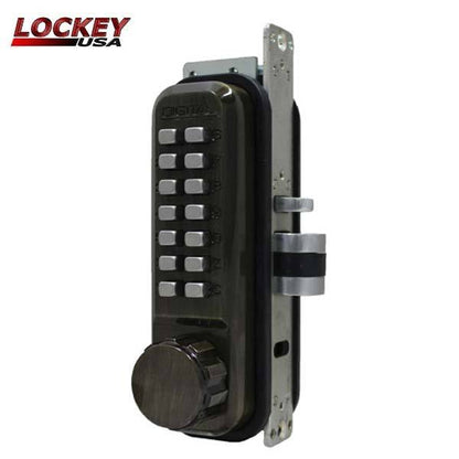 Lockey - 2930 - Narrow-Stile Mechanical Keypad Keyless Knob - Passage - Single Combination - UHS Hardware