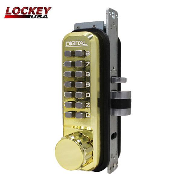 Lockey - 2930-DC - Narrow-Stile Mechanical Keypad Keyless Knob - Passage - Double Combination - UHS Hardware