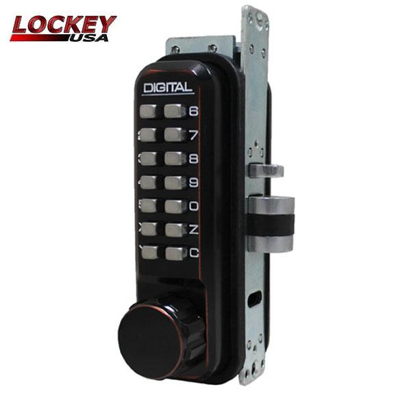 Lockey - 2930 - Narrow-Stile Mechanical Keypad Keyless Knob - Passage - Single Combination - UHS Hardware