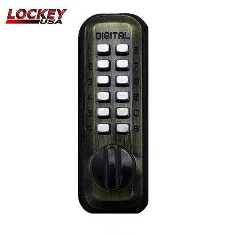 Lockey - M220 - Narrow-Stile Mechanical Keypad - Keyless Bolt - Surface Mount - UHS Hardware