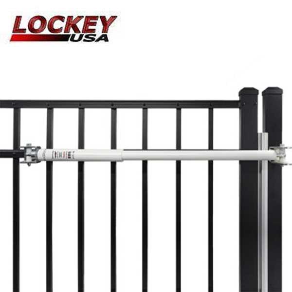 Lockey - TB450 Hydraulic Gate Closer - White (75-175 lbs) - UHS Hardware