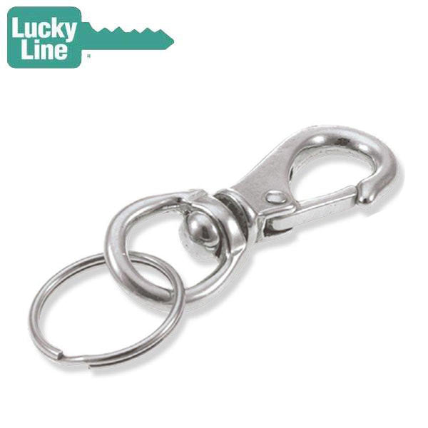 LuckyLine - 44701 - Heavy-Duty Boat Snap - Nickel-Plated Zinc - 1 Pack - UHS Hardware