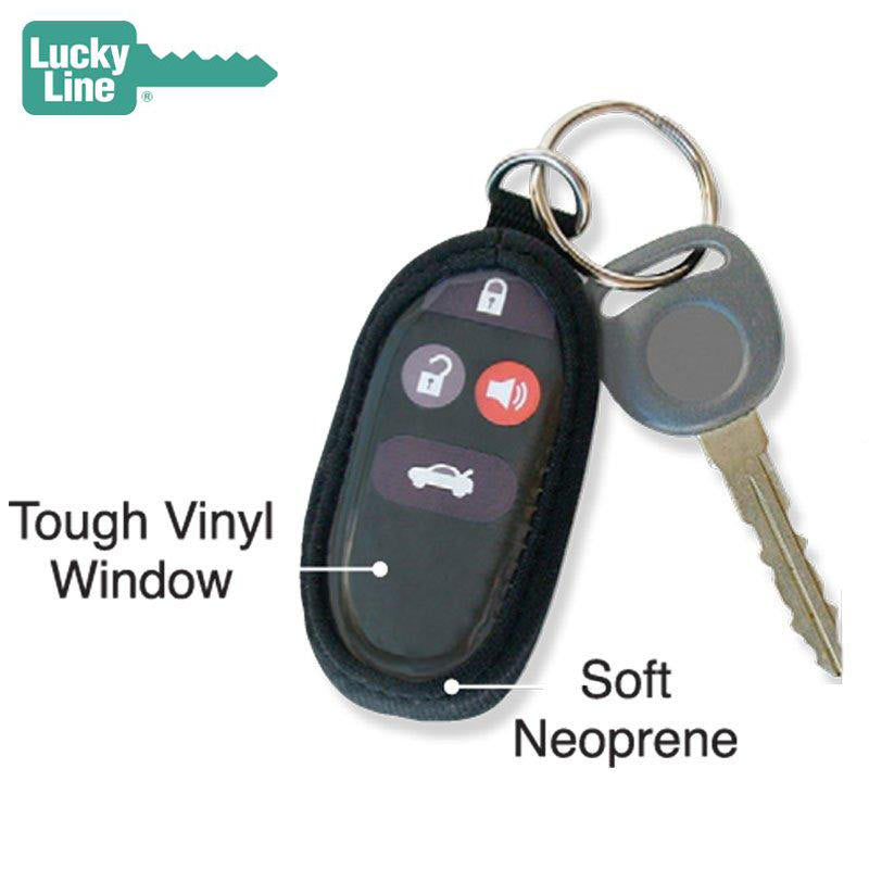 LuckyLine - 48801 - Remote Skins - Ford - Black - UHS Hardware