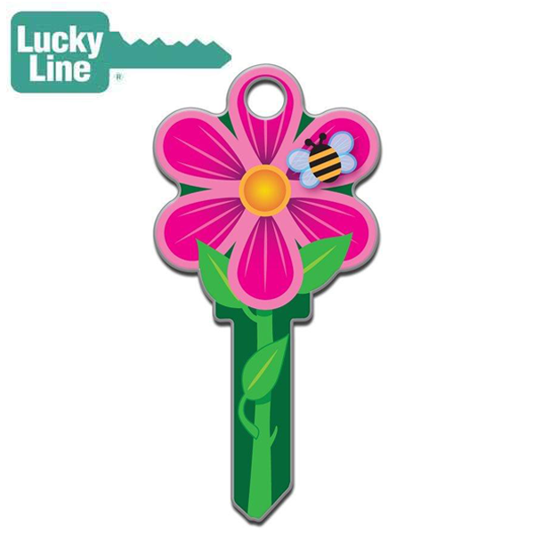 LuckyLine - B106S - Key Shapes - Flower - Schlage - SC1 - 5 Pack - UHS Hardware