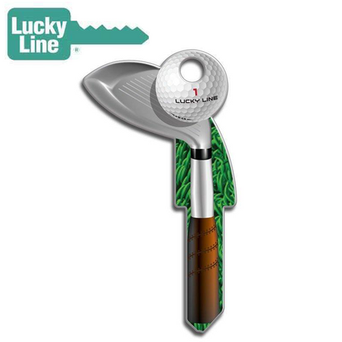 LuckyLine - B119S - Key Shapes - Golf Club - Schlage - SC1 - 5 Pack - UHS Hardware
