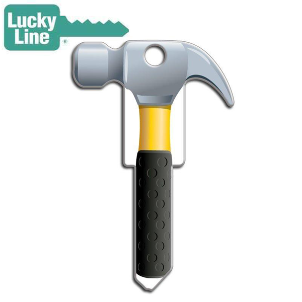 LuckyLine - B122K - Key Shapes - Hammer - Kwikset - KW1 - 5 Pack - UHS Hardware
