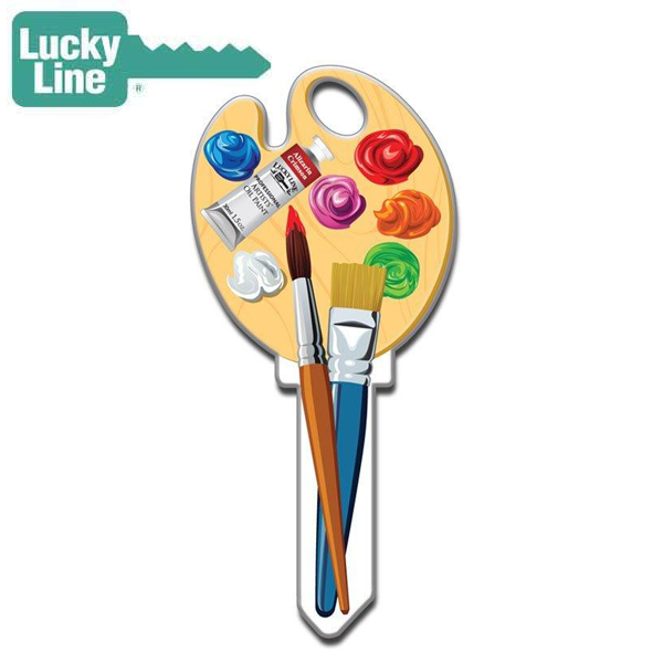 LuckyLine - B138K - Key Shapes - Artist - Kwikset - KW1 - 5 Pack - UHS Hardware