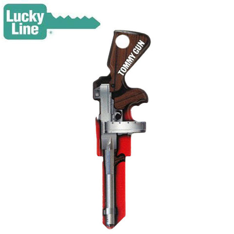 LuckyLine - B139S - Key Shapes - Tommy Gun - Schlage - SC1 - 5 Pack - UHS Hardware