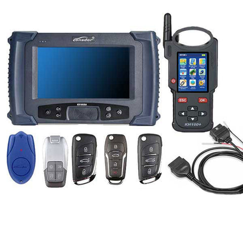 Lonsdor - K518USA Key Programmer - KH100+ Handheld Key Programmer - LKE Emulator w/ Bypass Cable - 1 Year FREE UPDATE - 2020 Toyota - Jaguar - Land Rover - Volvo - AKL - UHS Hardware