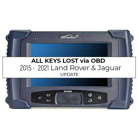 Lonsdor K518 USA - 2015-2021 Land Rover & Jaguar -  All Keys Lost via OBD - ( machine sold separately )