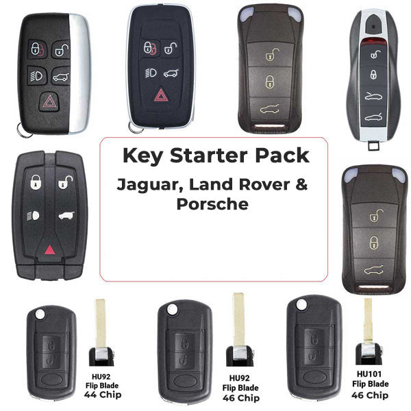 Land Rover / Jaguar / Porsche Keys Complete Starter Pack (ALL YEARS) - for VVDI2 / IM608 / ACDP - UHS Hardware