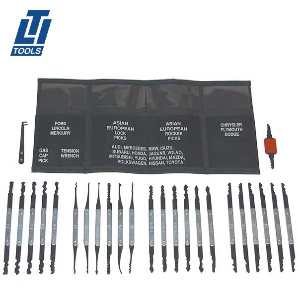 LTI Tools - LTI-340A - AutoMaster Super Lock Pick Set - 23 Pieces - UHS Hardware