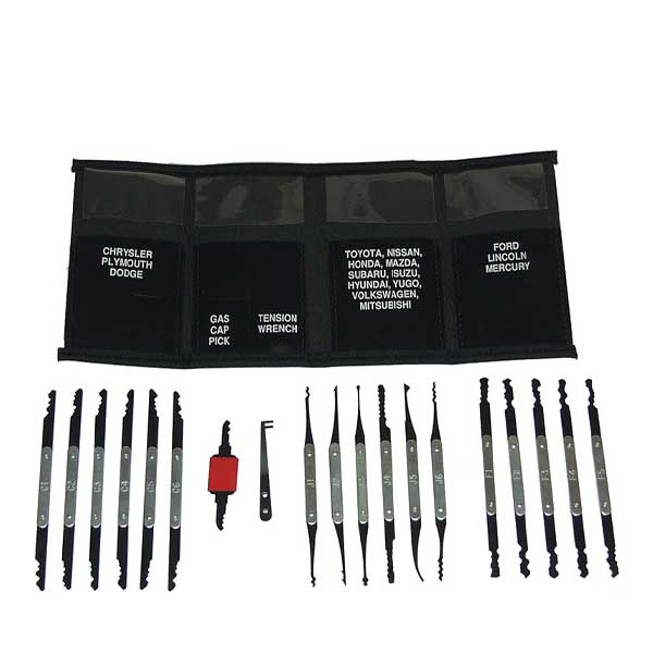 LTI Tools - LTI-340 - Master Lock Pick Set - 17 Pieces - UHS Hardware