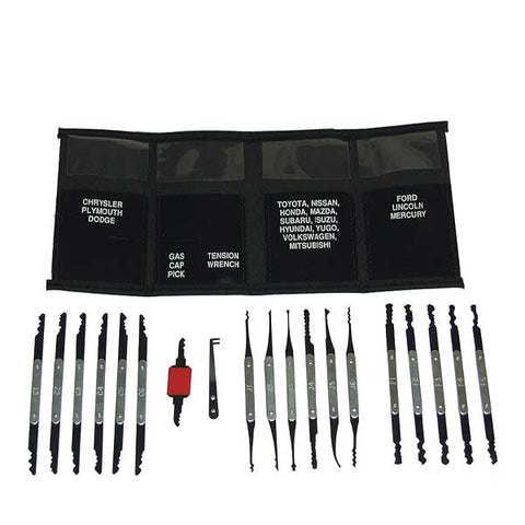 LTI Tools - LTI-340 - Master Lock Pick Set - 17 Pieces - UHS Hardware