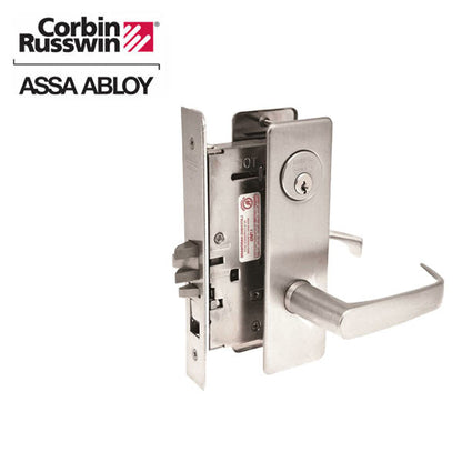 Corbin Russswin - ML2030 - Mortise Lockset - Privacy Bedroom or Bathroom - Satin Stainless Steel - Grade 1 - UHS Hardware