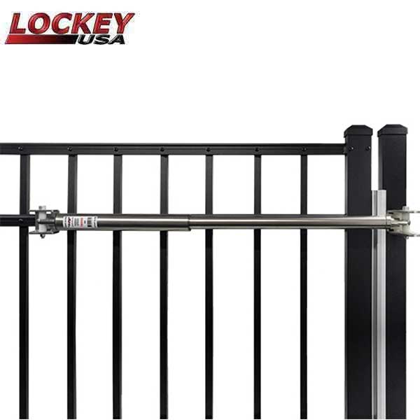 Lockey - TB600 - Adjustable Hydraulic Gate Closer - Stainless Steel (150-250 lbs) - UHS Hardware