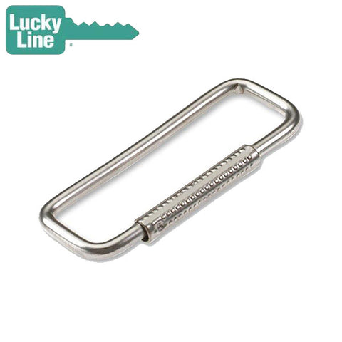 LuckyLine 70401 Spring Sleeve Key Ring Silver 1 Pack UHS Hardware