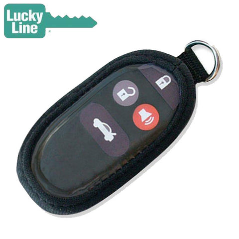 LuckyLine - 49001 - Universal Remote Skin - Black - 1 Pack - UHS Hardware