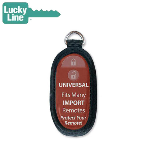 LuckyLine - 49001 - Universal Remote Skin - Black - 1 Pack - UHS Hardware