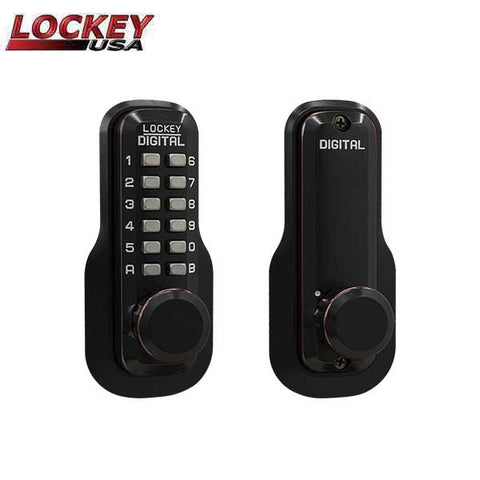 Lockey - M230 - Mechanical Keyless Deadlocking Spring Latch - UHS Hardware