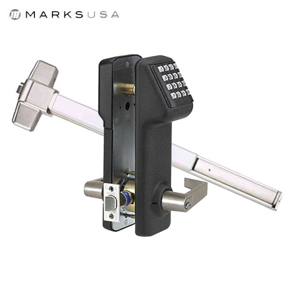 Marks USA - M9900LITE - IQ7Lite - M9900 Rim Panic Exit Device - Combo - 32D Satin Stainless -  36" - Grade 1 - UHS Hardware